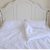 酒店四件套棉白色床单被套罩枕套单件单双人酒店宾馆院床上用品|ru