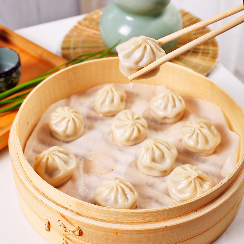 上海南翔小笼包鲜肉灌包肉包早餐半成品方便速食点心速冻食品180g