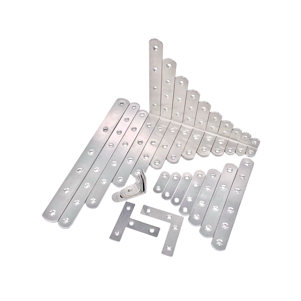 加厚不锈钢角码L型码90度直角加固定角铁支架层板托桌椅连接件