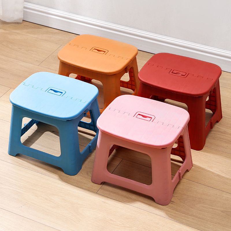 Train Maza folding Stool Portable Plastic Kindergarten Home Subway Folding Stool Outdoor Small Bench Wholesale