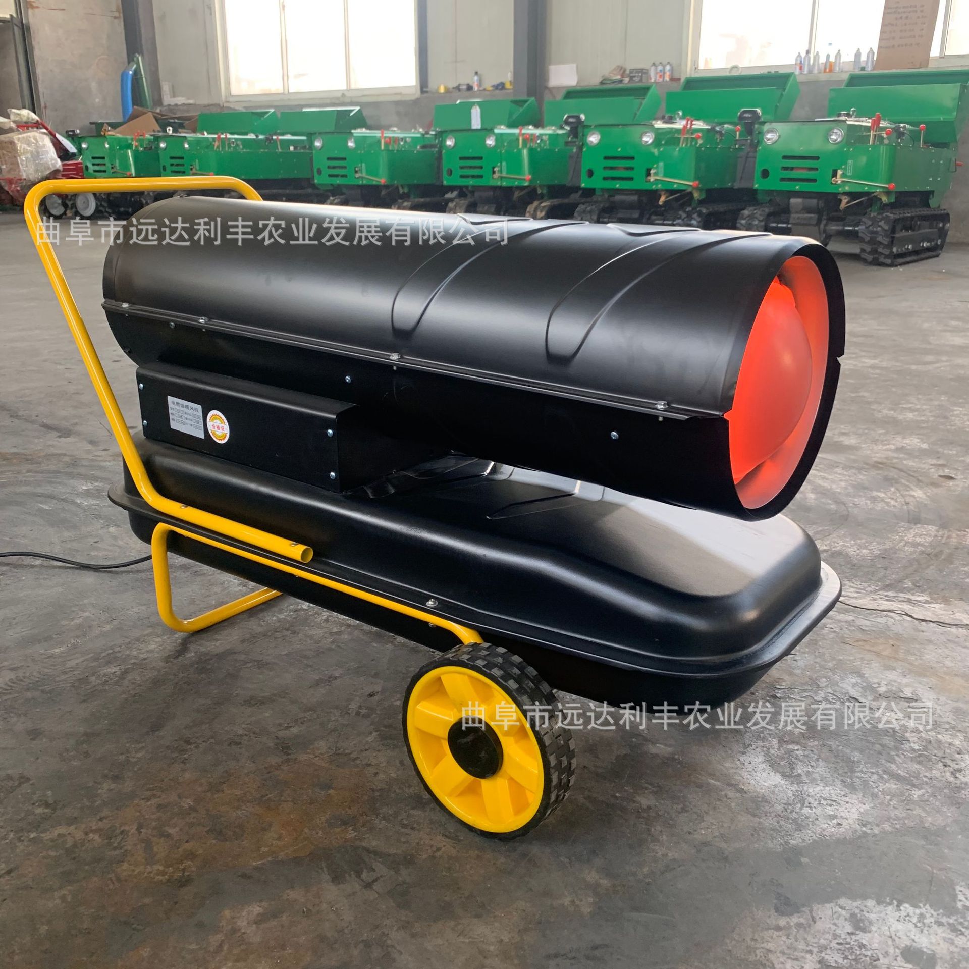 大棚厂房育雏养殖场用小型热风机 工地防冻取暖器 工业燃油暖风机