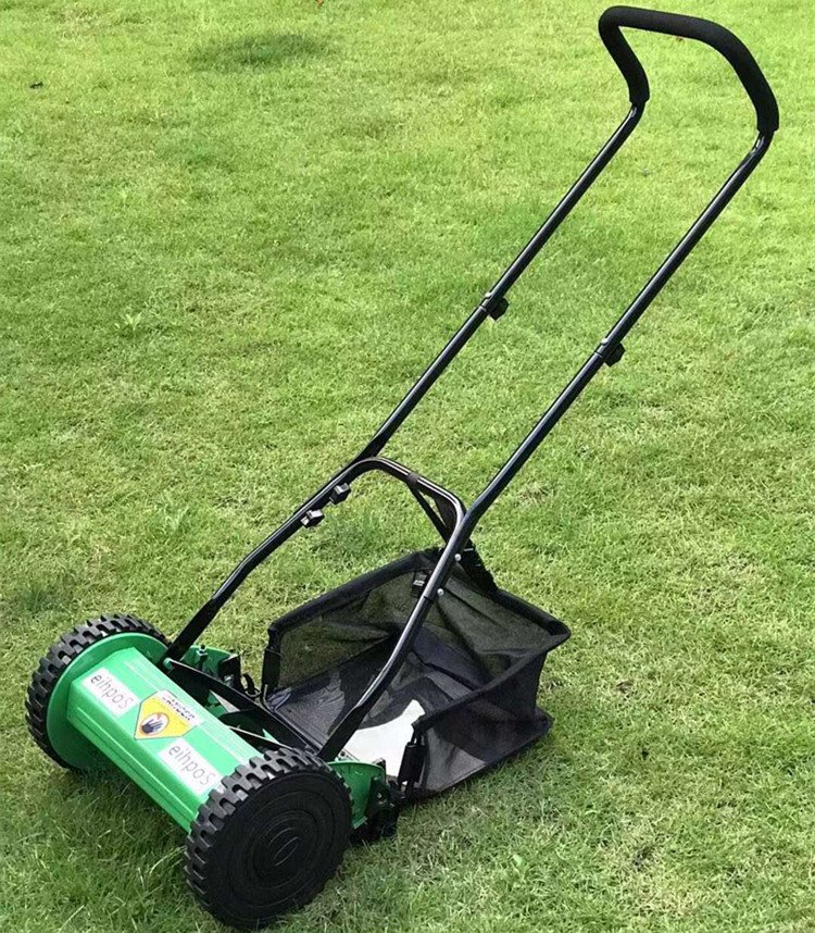 新款代发12寸手推式滚筒割草机小型家用园林园艺修剪草坪除草机