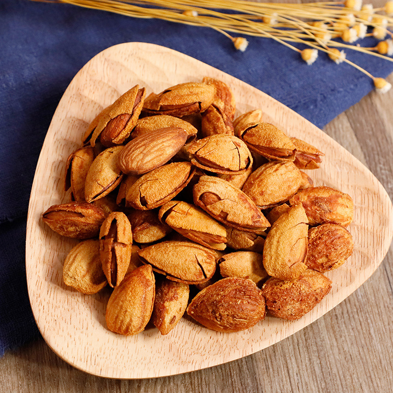 巴旦木坚果500g手剥巴达木巴坦木扁桃杏仁干果零食年货桃仁良品