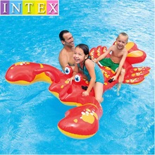 INTEX57528 大龙虾坐骑 充气浮排游泳池玩具成人儿童水上坐骑