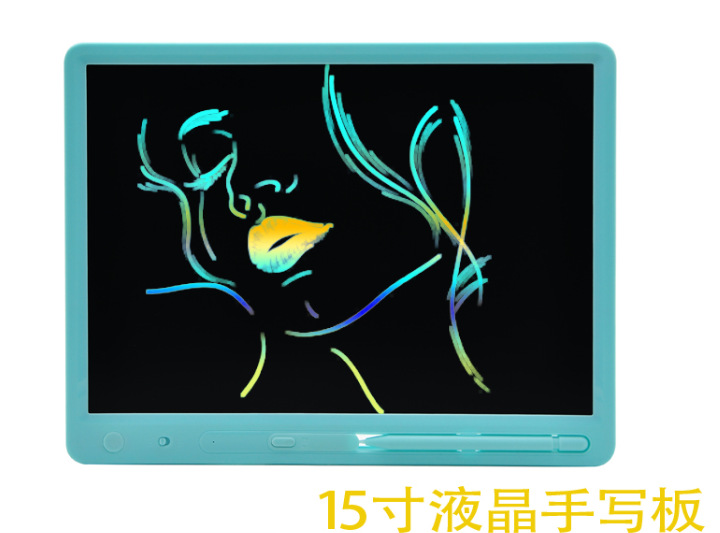 15-Inch LCD Handwriting Board LCD Electronic Drawing Board Graffiti Writing Board Light Energy Electronic Blackboard Unisex