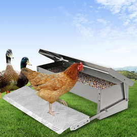 自制鸡饲料槽图片图片