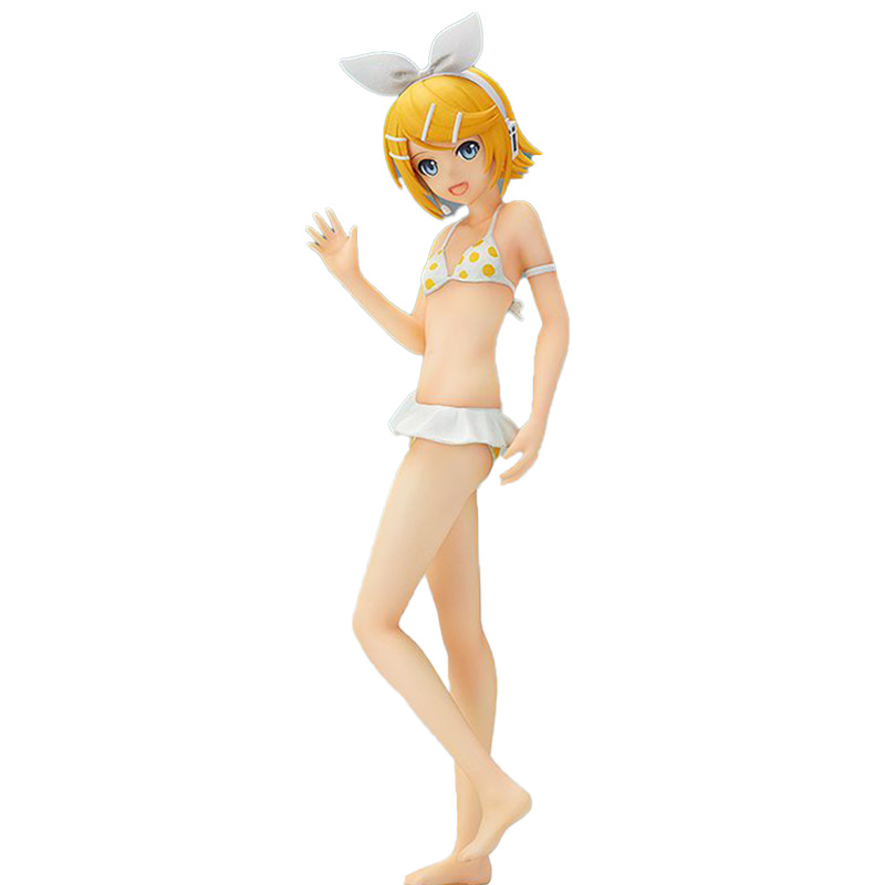 freeing 初音未来 镜音铃 泳装 桌面摆件 潮玩礼物 手办-阿里巴巴