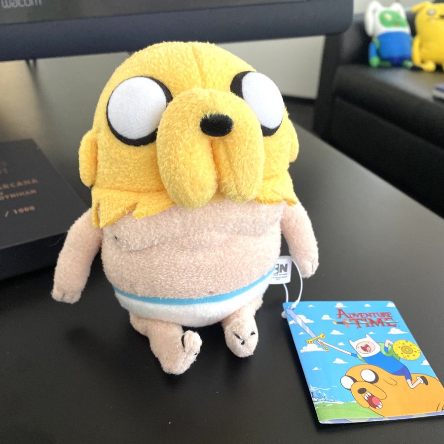 预售 跨境新品jake the dog黄色狗公仔 毛绒玩具玩偶