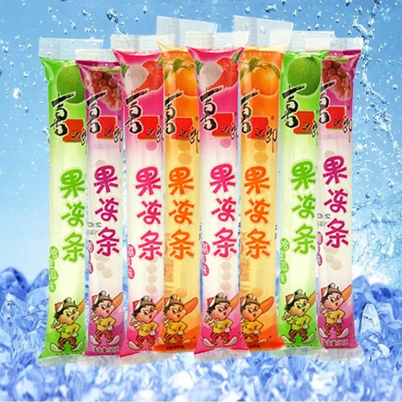 喜之郎果冻条小果冻布丁果汁果冻棒棒冰儿童零食果冻布丁散装批发