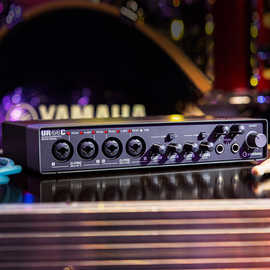 yamaha/雅马哈 ur44c专业录音编曲混音直播配音k歌外置usb3.0声卡