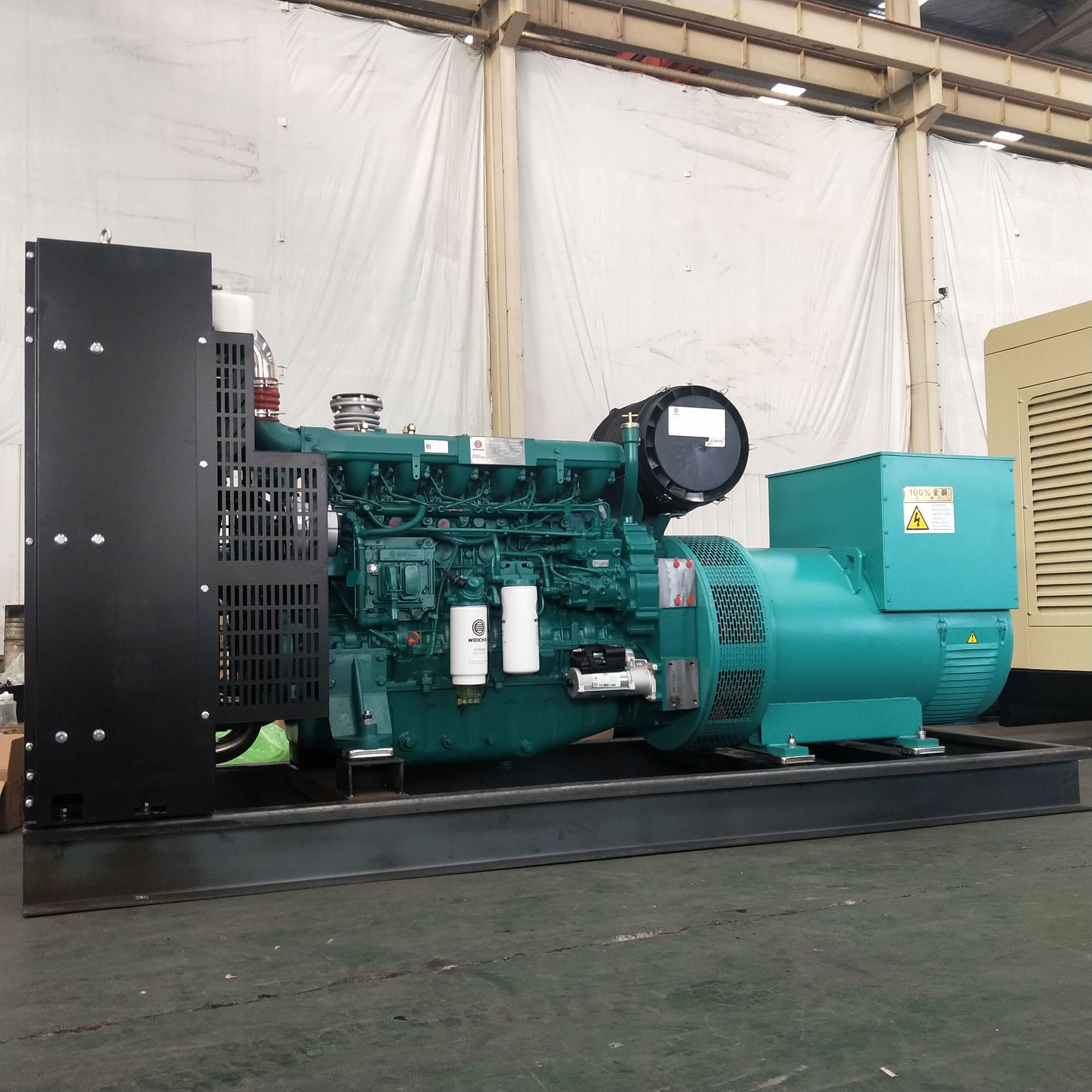 潍柴股份400kw发电机组 工厂工地养殖场专用400千瓦柴油发电机组