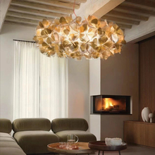 3YV5意大利客厅餐厅吊灯设计师法式书房卧室吸顶灯艺术花瓣心形装