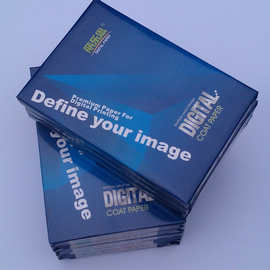 彩色激光铜版纸数码印刷 双面亮光a4涂布纸 画册a3胶装封面纸标书