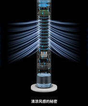 奥克斯（AUX）空调扇家用制冷单冷风扇塔式遥控小型空调F-ST45GSR