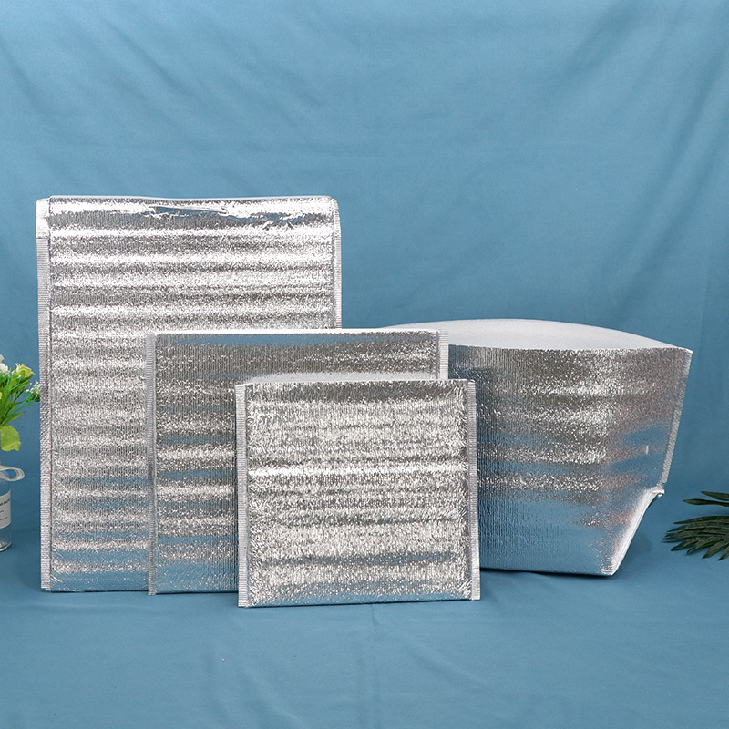 珍珠棉立体一次性外卖打包铝箔保温袋加厚平口快递运输食品保鲜袋