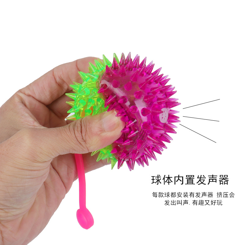 with Rope Luminous Massage Ball with Rope Volleyball with Rope Football Children's Educational Toys Night Market Stall Factory Wholesale