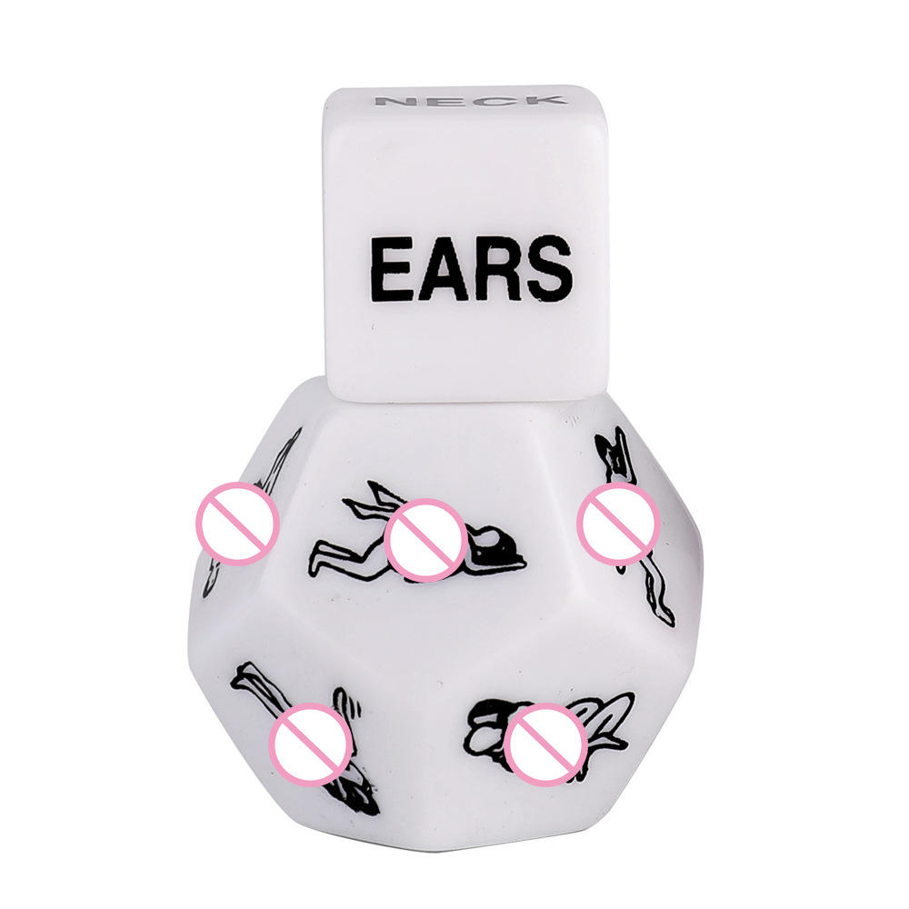 动作姿势英文情趣骰子4件套 外贸跨境货源 情侣趣味筛子成人用品