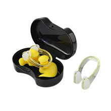 Swimming EarPlugs Nose Clip Set Professional Waterproof跨境