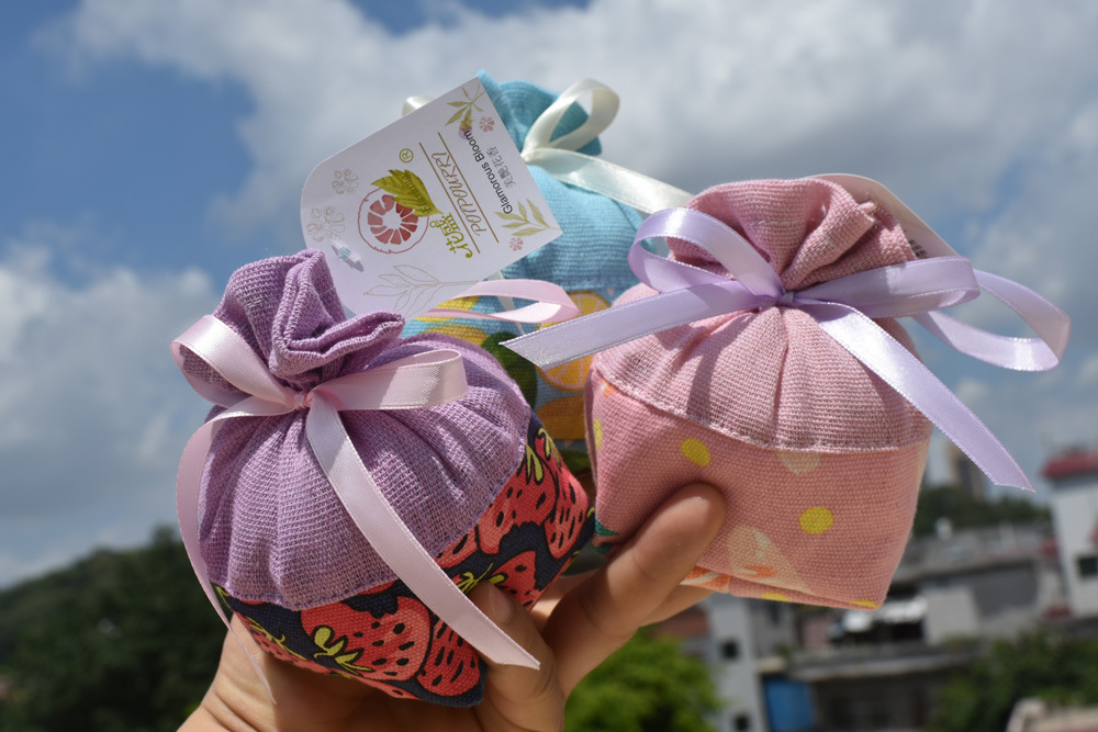 水果糖袋香包汽车香包衣柜去异味皮具清新家用香包酒店家居小礼品