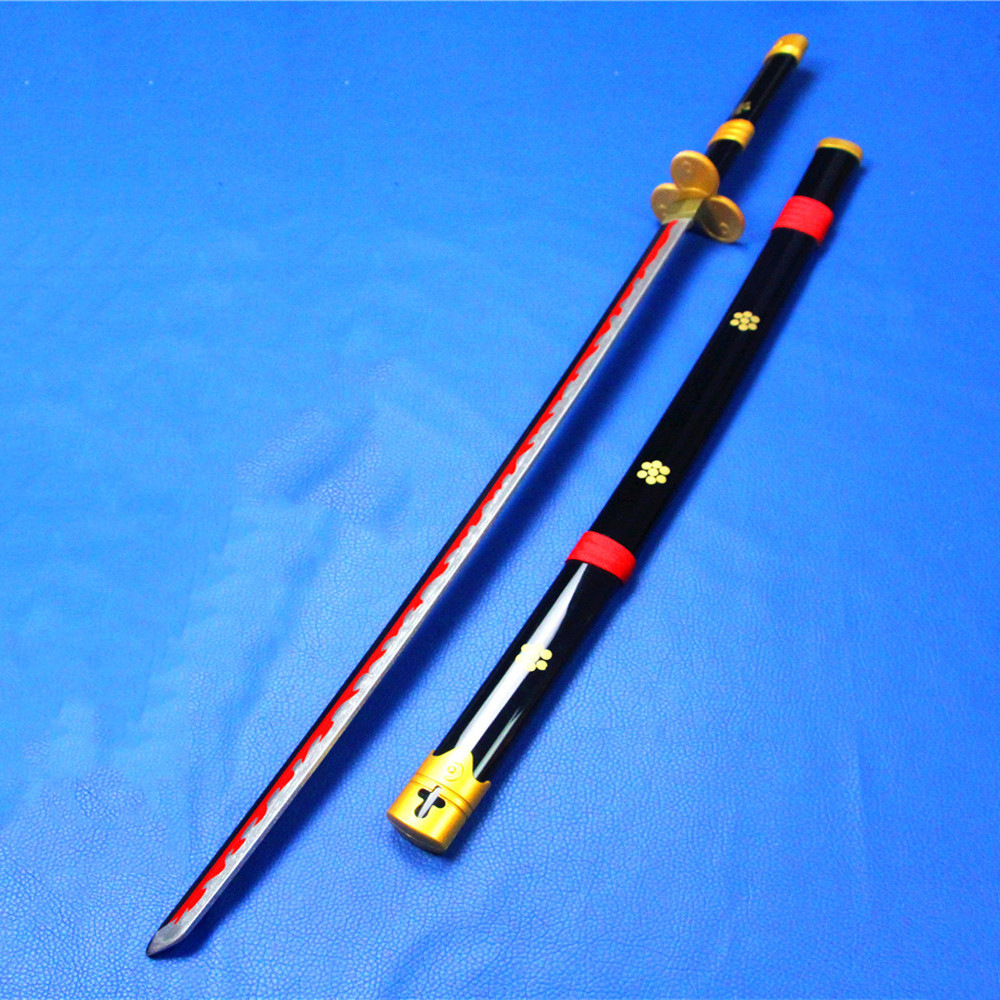 木刀剑cosplay道具太刀原版刀纹海贼王路飞索隆刀三刀流未开刃