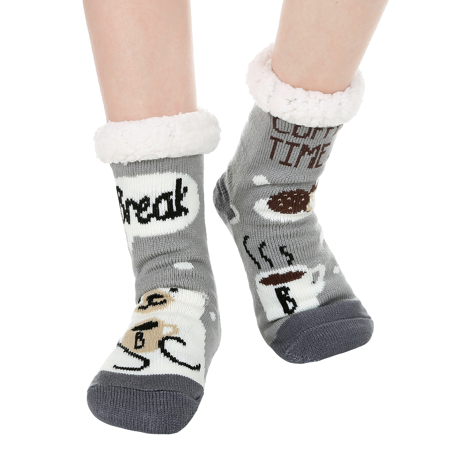 Cross-Border Christmas Room Socks Adults and Women Snow Socks Home Sleep Slippers Socks Leg Warmer Carpet Socks Non-Slip Wholesale