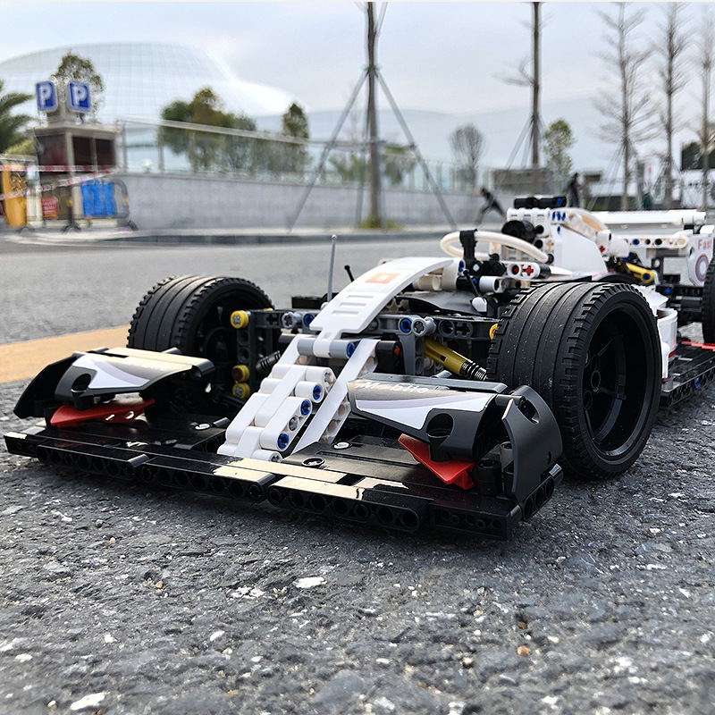 兼容乐高f1方程式赛车拼装汽车积木模型初中生益智青少年组装玩具
