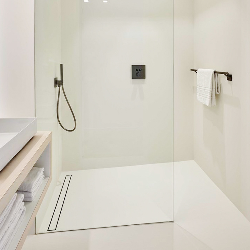 奇遇园 广东瓷砖白色柔光砖800x800微水泥地砖卫生间厨房墙砖浴室