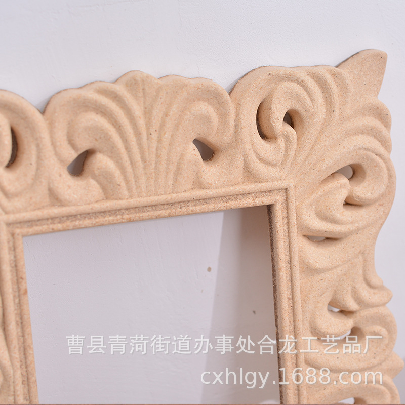 Retro Decorative Painting Blank Material Wooden Photo Frame European-Style Frame Picture Frame Shooting Props B & B Home Decorations