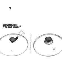 锅盖不锈钢家用炒菜锅盖子炒锅透明玻璃盖厂家直销一件批发
