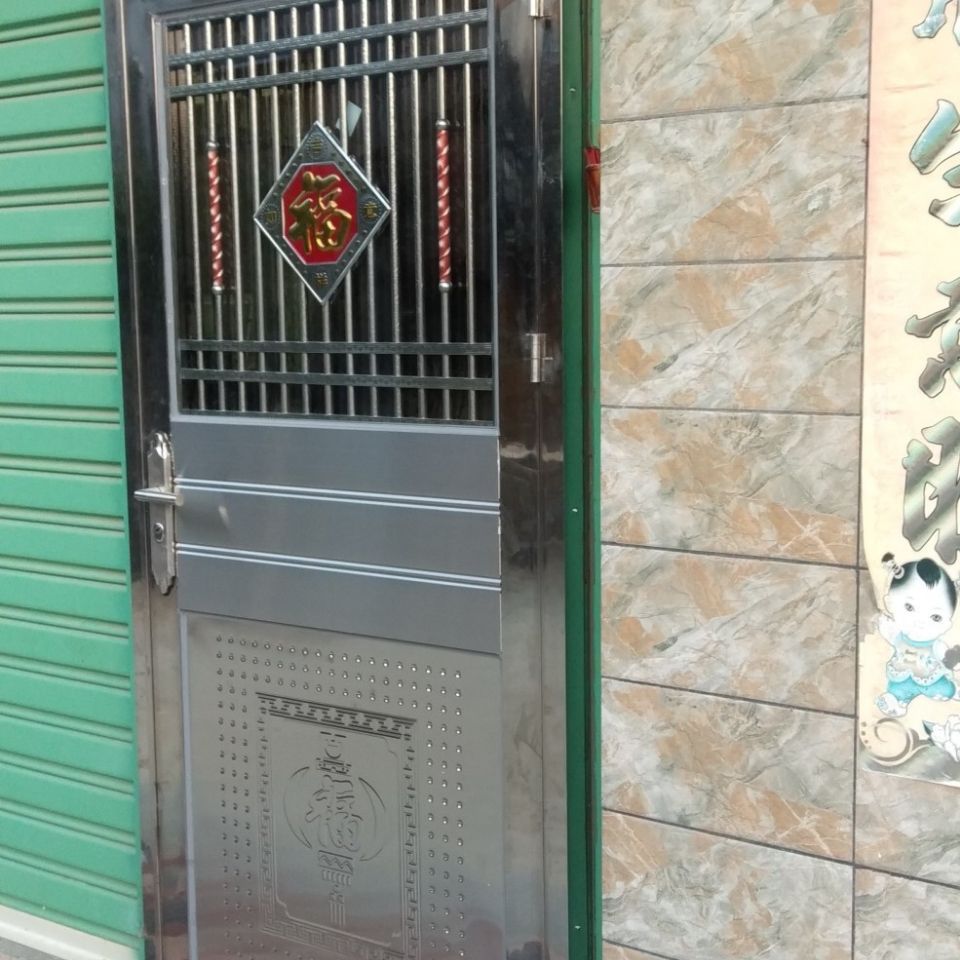 不锈钢单门 进户门 管子门 防盗门 出租房门 柴间门 阳台防晒门