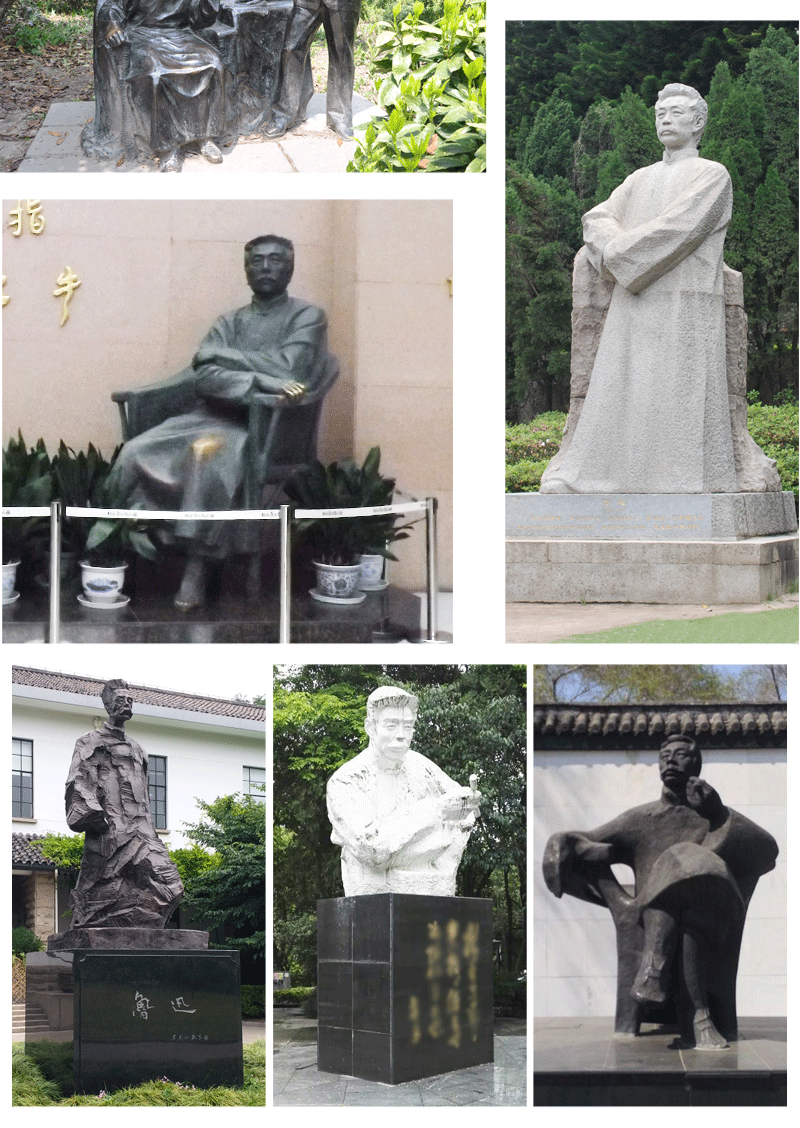 校园师生情人物铸铜雕塑定制大型教育文化广场古代教书先生铜雕像