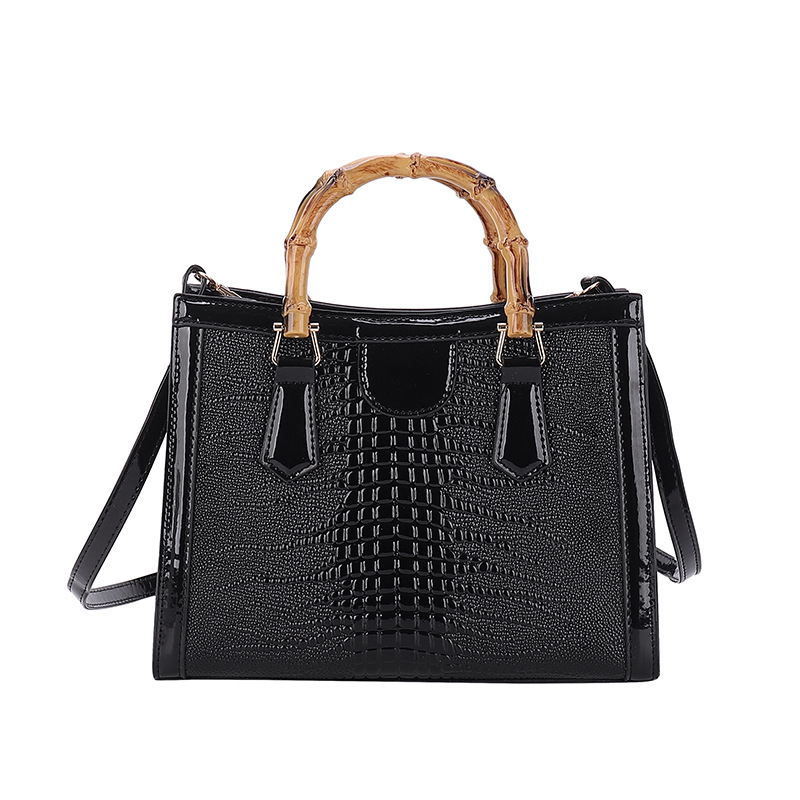 Women's Bag 2023 New Retro Handbag Shoulder Bag Crossbody Bag Fashion Crocodile Pattern Small Square Bag Underarm Bag