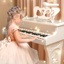 电子琴玩具可弹奏女孩早教钢琴带话筒初学者电钢琴家用益智礼物