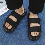 2024夏季外穿防滑开车凉鞋男款厚底大码户外休闲运动沙滩凉拖鞋男-阿