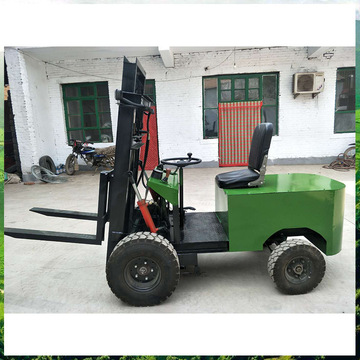 电动叉车液压四轮升降叉车1吨1.