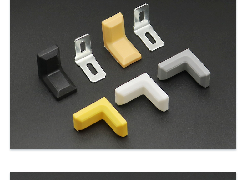 塑料橱柜角码 二合一 角码 家具直角层板托 隔板托橱柜连接件角码