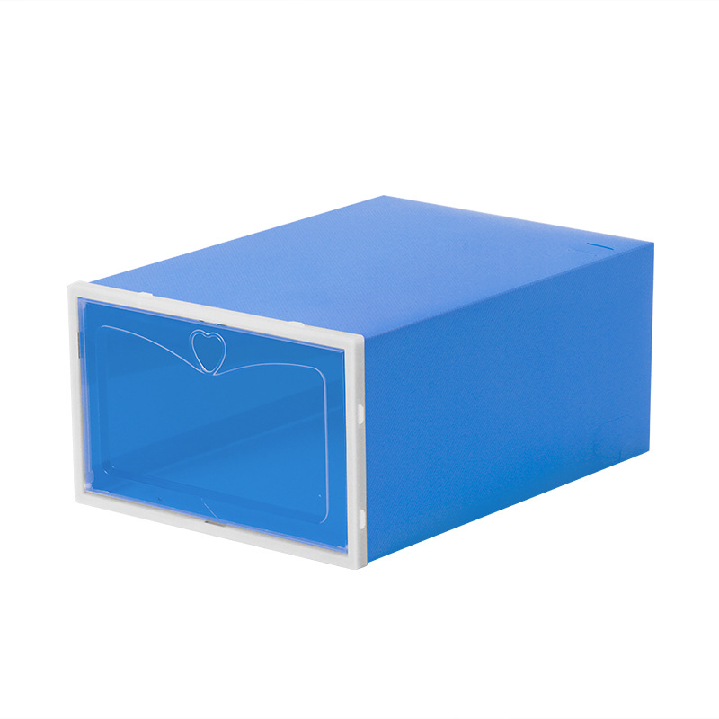 Folding Shoe Box Storage Transparent Pp Shoe Cabinet Transparent Storage Box Sneakers Storage Cabinet Transparent Flip Storage Cabinet Manufacturer