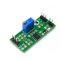 LM393电压比较器模块 可调信号波形整形高电平双路输出LED指示 MW