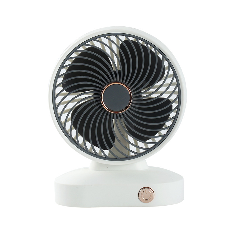 2023 New Desktop Mini Desktop Small Fan Usb Charging Wind Power Mute Small Electric Fan Gift Logo Cross