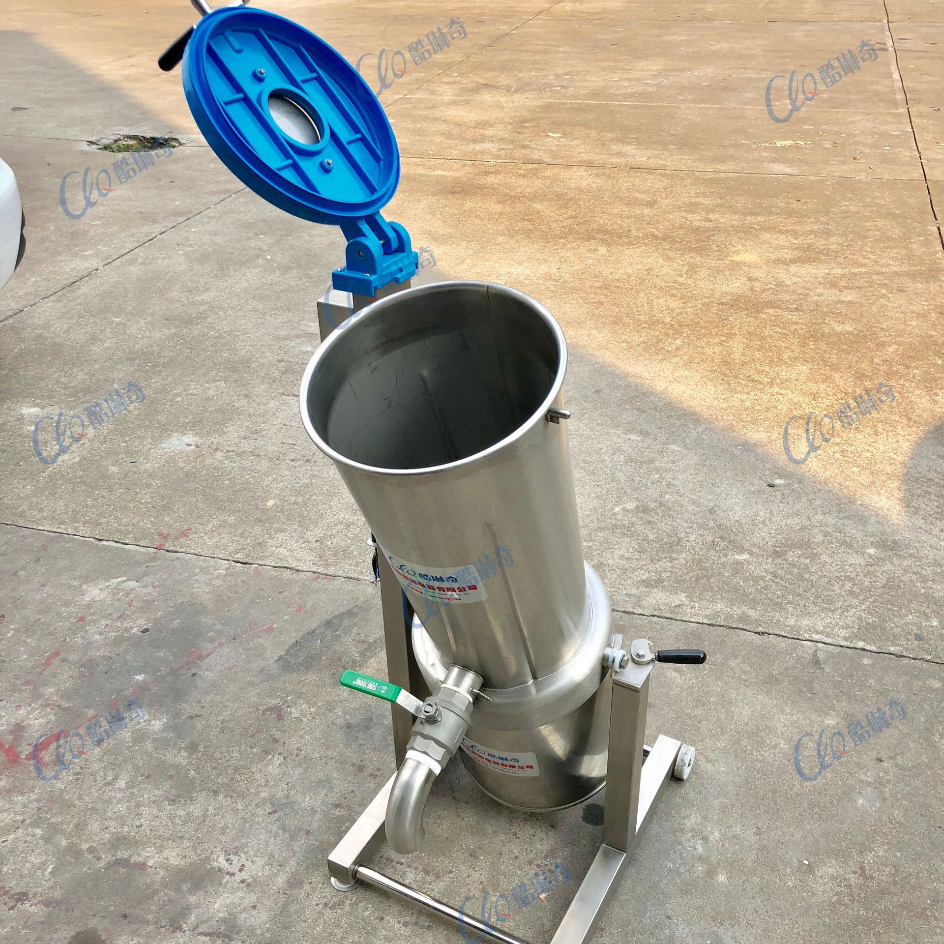 佛手洋瓜果汁机 酷琳奇工业高速大型破壁机渣汁不分离混合打浆机