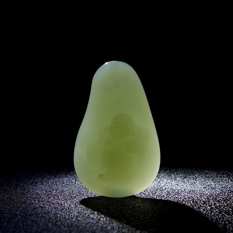 温润斋新疆和田玉青海料荔枝冻玉石笑佛挂件玉器弥勒佛吊坠玉佛公