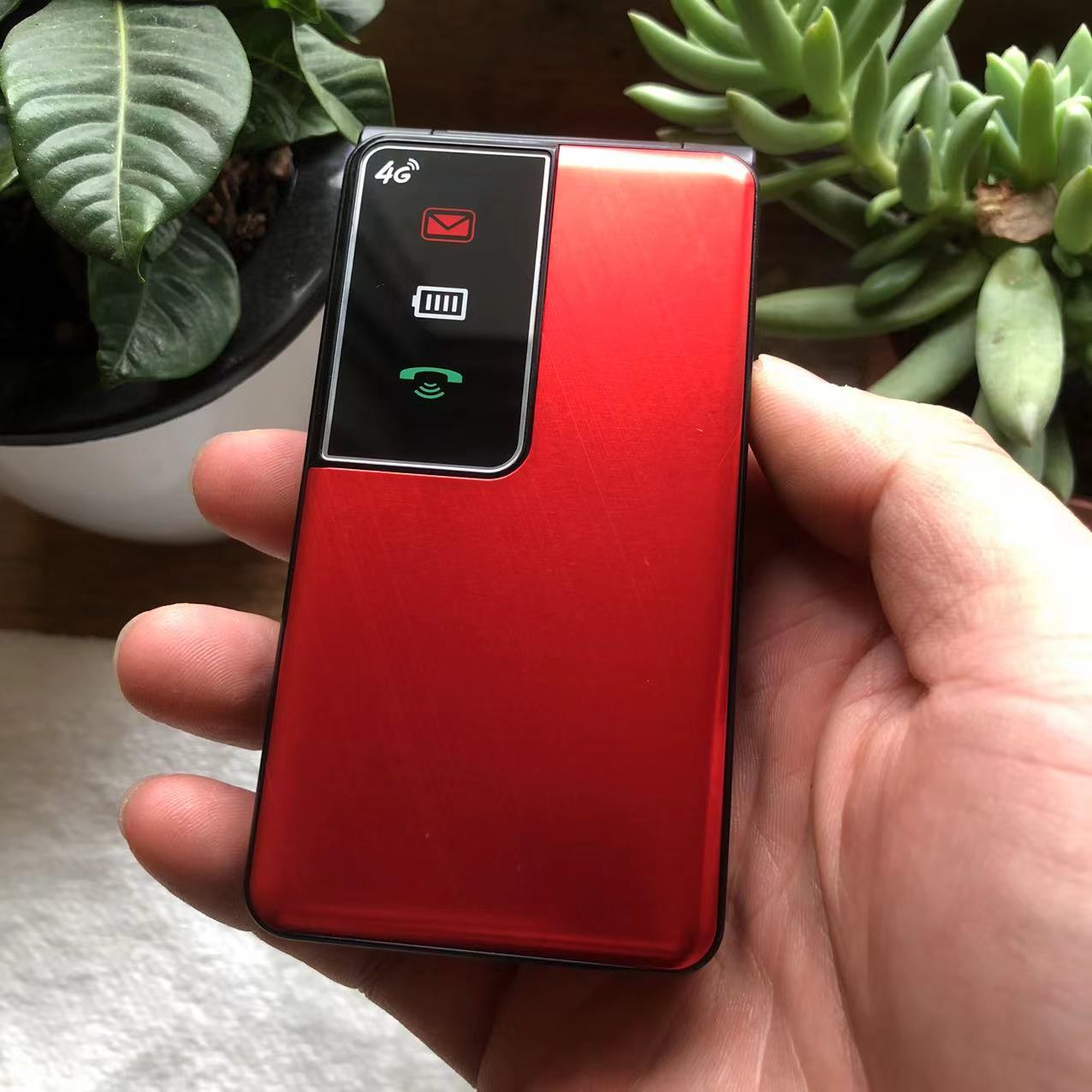 米来乐gf700全网通4g老年翻盖手机大字大声大屏男女士按键功能机