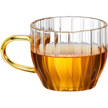 KI9S玻璃茶杯家用耐高温主人杯个人专用小品杯单只加厚品茗杯小茶
