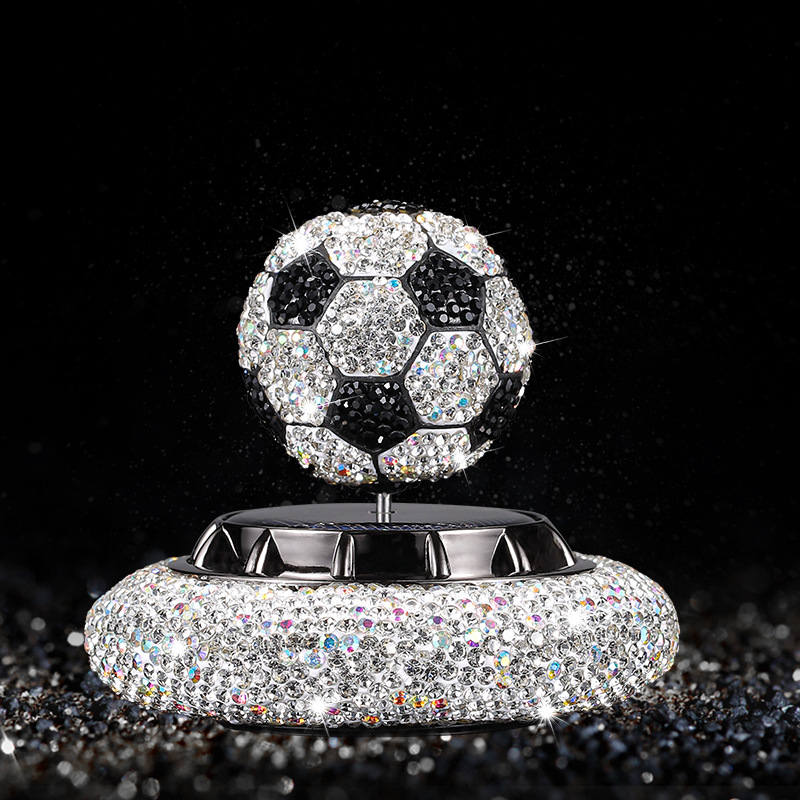 Creative Football Solar Power Vehicle Perfume Hanging Auto Perfume Fragrance Piece Decoration Wholesale Car Aromatherapy Decoration