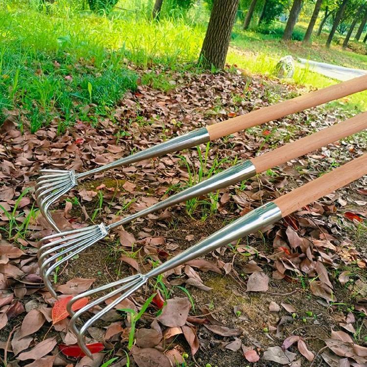海边赶海耙子园艺园林工具种花松土搂树叶捡花生挖蛤蜊贝壳户外耙