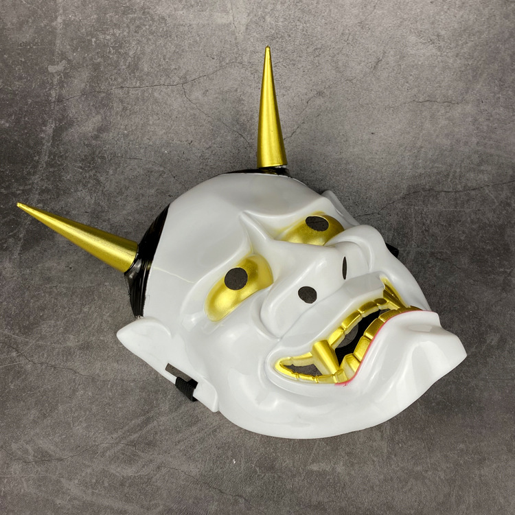 恐怖面具 日本鬼首般若面具 万圣节面具 电影主题面具 兰陵王面具