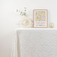 白色桌布ins风北欧感拍照背景布布置甜品台茶几书桌圆桌台布