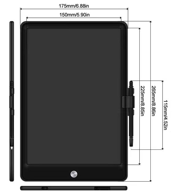 Carry Forward De Gaoliang LCD Handwriting Board 12-Inch LCD Graffiti Drawing Board Gift Educational Unisex