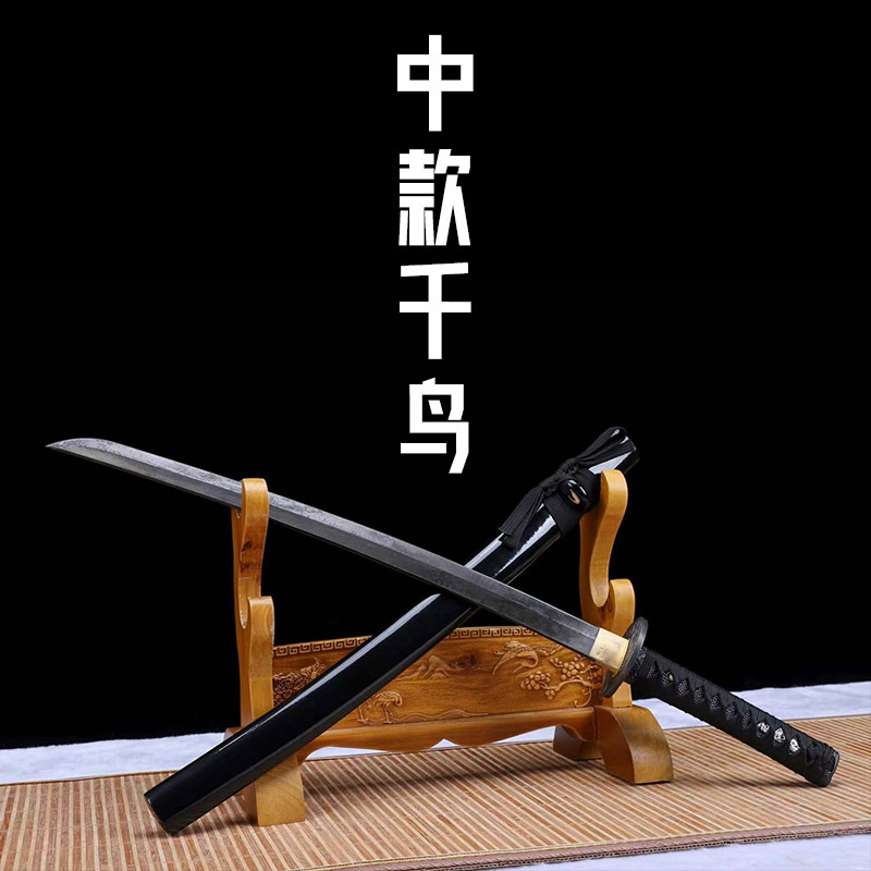 千鸟火车弹簧武士刃中款家居装饰摆件工艺礼品宝剑武士剑未开刃