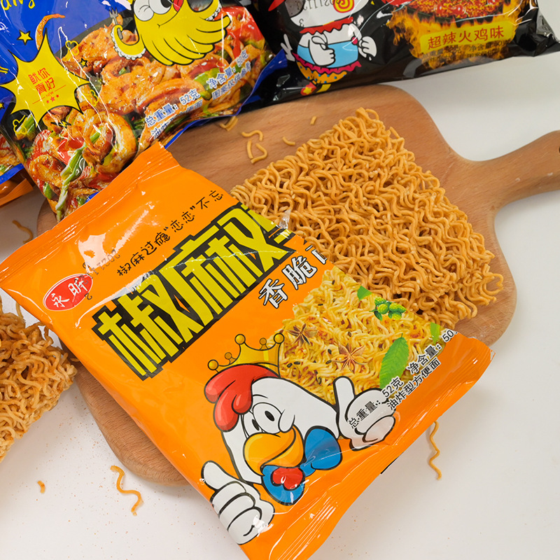 干脆面50g/袋整箱装火鸡面香脆面干吃零食8090后怀旧